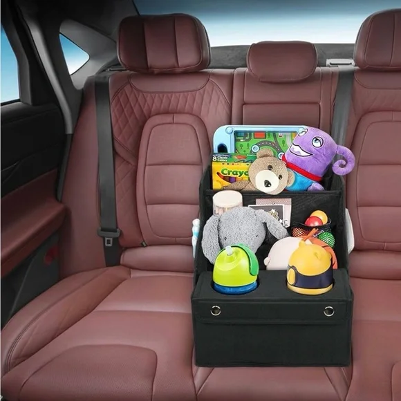 Black Car Seat Organizer - Picture 3 of 8